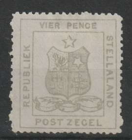 Bechuanaland Stellaland 1884 4d olive-grey single very fine mint