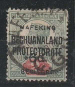 Mafeking 1900 6d on 2d Bechuanaland Protectorate, very fine used