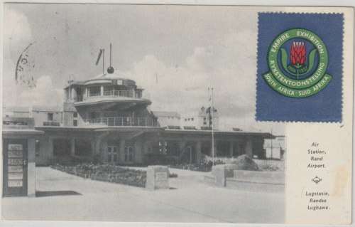 South Africa 1936 Jipex exhibition card addressed to Australia