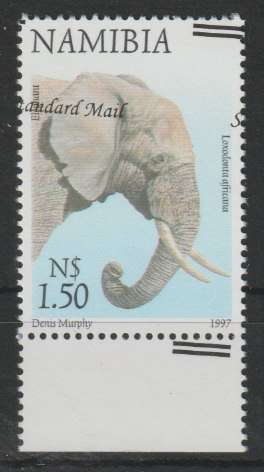 Namibia 2007 Standard Mail on $1.50c major shifted overprint superb unmounted mint