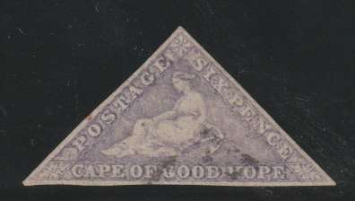 Cape of Good Hope 1863 DLR 6d bright mauve very fine used