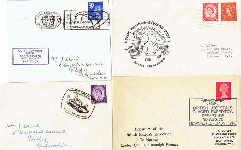 Great Britain 1960/70s Special Ship covers x12 with special cancels and cachets
