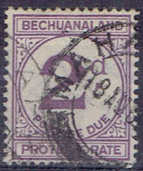 Bechuanaland  Postage Due 1932/58 2d with Mahalane cancel very fine used