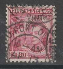 Trinidad and Tobago 1938/44 KGVI $4.80 very fine used