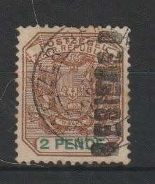 Transvaal Schweizer Renecke Transvaal 2d  very fine used scarce
