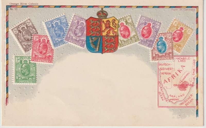 OFS 1905 Stamp Embossed postcard unused very fine