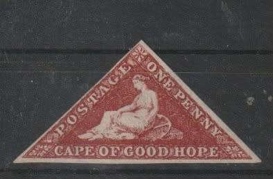 Cape of Good Hope 1863 DLR 1d deep carmine red very fine  mint