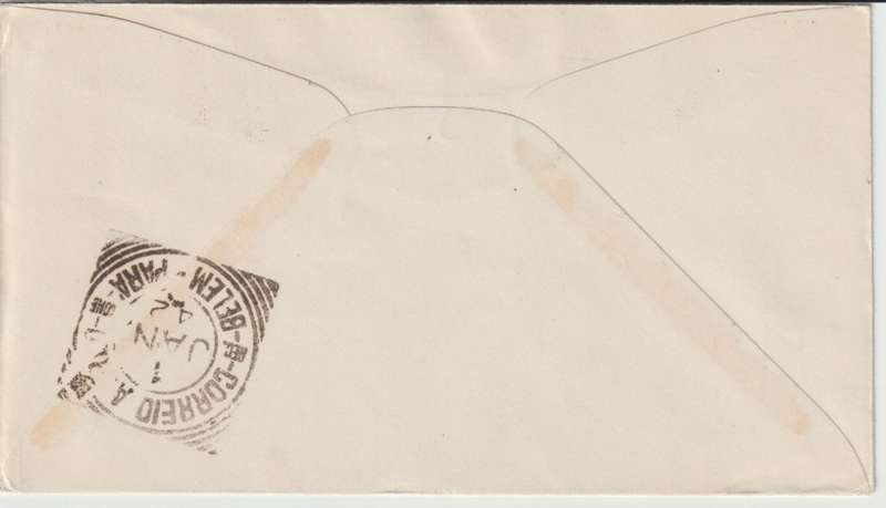 Gambia 1941 KGVI 3d, 6d & 1s on First Flight cover Bathurst to NY via Brazil very fine