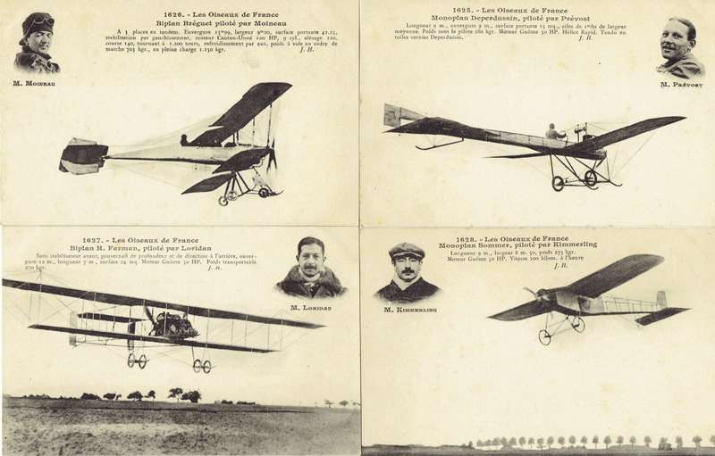 France 1910/19 Special First Flight Cards including signed, scarce, very fine