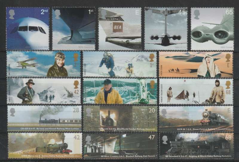 Great Britain 2002-2004 lot of 3 sets very fine unmounted mint