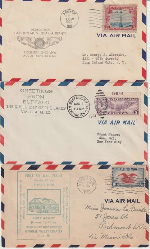 USA 1920/50s Special Flight lot of 16 covers, including signed fine