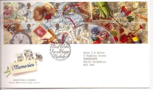 Great Britain 1992 Greeting Booklet  FDC