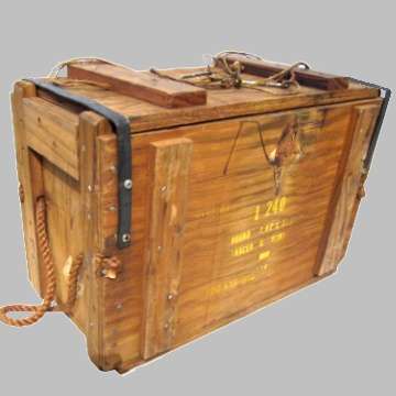 Wooden Ammo Box - Border War - 1240 rounds - 7.62x51mm. R1M1 Tracers.