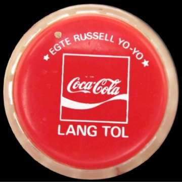 Coca Cola - Genuine Russell Yo-Yo - "LONG SPIN" - South Africa - Bilingual.