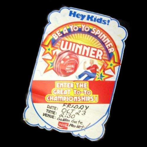Coca Cola Russel Yo-Yo - South African Championships Event - Original Advertising Poster.