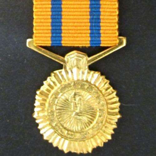 S.A. Police Force Royalty Miniature Medal.