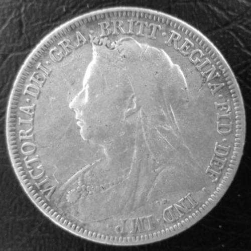 1894 Victoria One Shilling Coin.