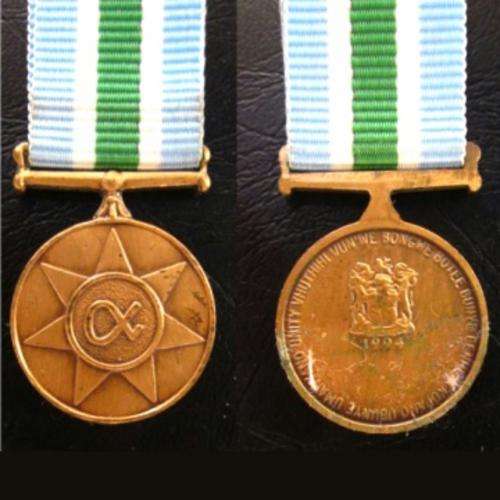 Unitas Miniature Medal with Ribbon.