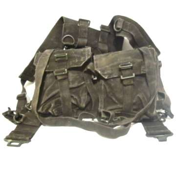 Webbing Side Bag with A-Frame - Blackened - Border War Period.