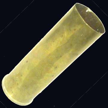 Second World War 91mm (3.5inch) Brass Canon Shell Casing - Dated 1938.