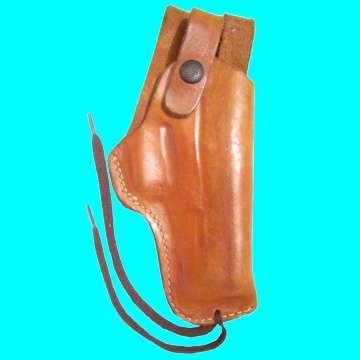 Glock 17 Leather Quick-draw Pistol Holster with a Lace to tie it to the Leg.