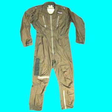 S.A.A.F. Pilots Flying Overall with Majors Rank Insignia and Qualified Pilots Wings on chest.