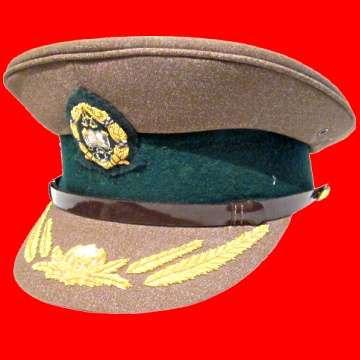 Old S.A. Prisons Department High Rankings Officer's Cap with Bullion Wire Badge - Size 57.