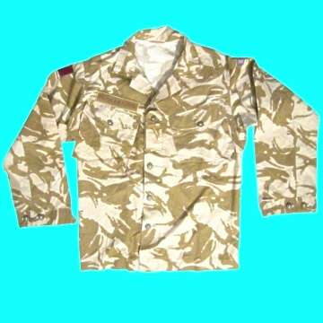 British Marines Camo Lightweight Combat Jacket used in Helwan Province Afganistan - Extra Large.