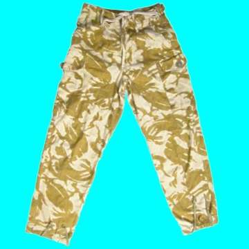 British Desert Camo Combat Pants used in Afghanistan - Small.