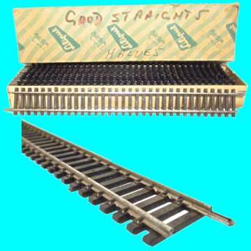 12 Off 00 Gauge Straight Rails in Original Box - N0. 301 Liliput Australia - Length 23.2cm.