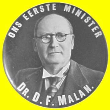 1940's Original Dr. D.F. Malan Lapel Badge.