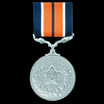 General Service Medal - Full Size - With Ribbon - Numbered 278744.