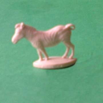Coca - Cola Plastic Animal - From The 1961 Set - Zebra