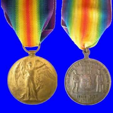 First World Centenary - Victory and Returning Home Medals with Original Ribbons.