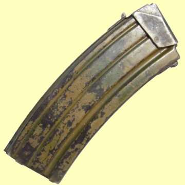 R4 Rifle Magazine - Border War Period - Metal - Camouflaged.