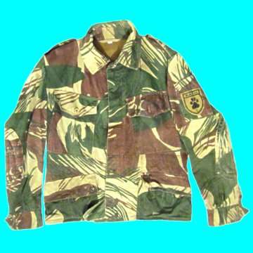 Rhodesian Original 4 Pocket Jacket with its Original P.A.T.U. Arm Flash.