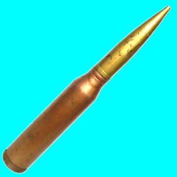 Canon Shell - Defused - The whole item is made out of steel - 35mm Shell Diameter.