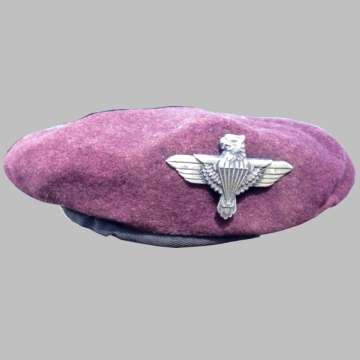 44 Para Battalion Beret with Metal Badge.