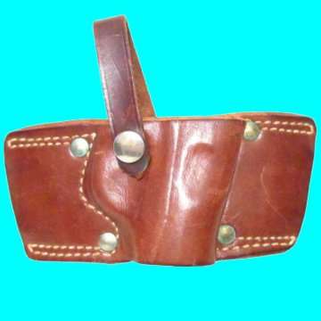 Old S.A. Police Detective Fast Draw Leather Holster.