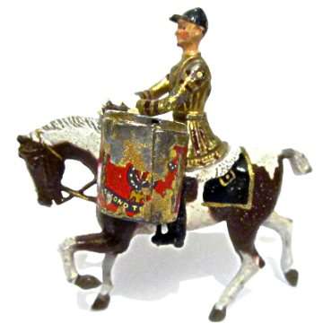 Britains - Lead Soldier Royal Household Cavalry - Mounted Bandsman - Drummer.
