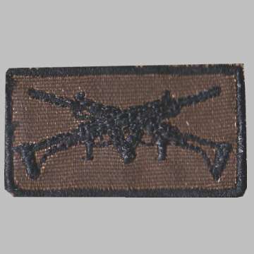 S.W.A First Class Shooters Embroided Breast Badge.