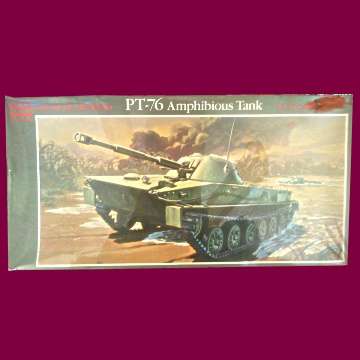 Model Kit - PT-76 Amphibious Tank - Glencoe Models.