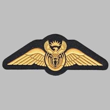 S.A.A.F Rubberized Pilot Wings.
