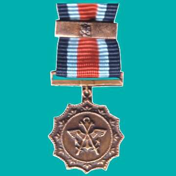 Miniature Military Merit Medal with Ribbon and Protea Bar..