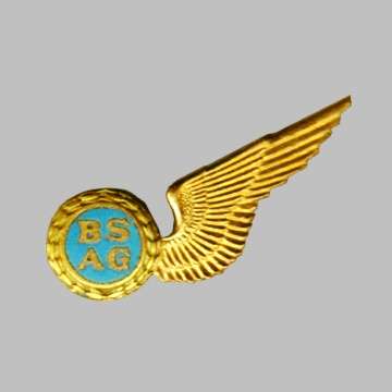 South African Air force Air Gunner Half  Wings - Messdress.