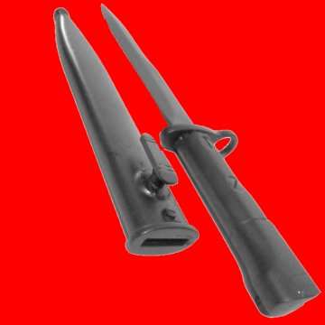 Oozi Bayonet with Scabbard.