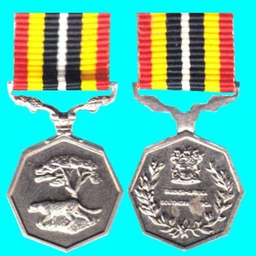 Southern Africa Miniature Medal with Ribbon.