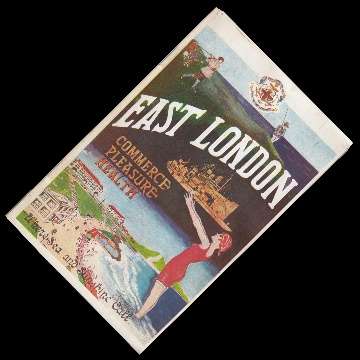 East London - Commerce Pleasure Health -1923 - Size 14cm x 21.5cm.