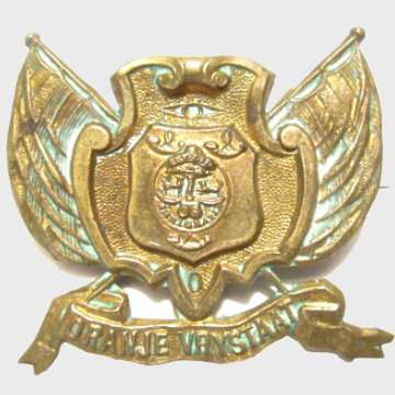 Orange Free State Staats Artillery Slouch Hat Badge - Prior to 1900.