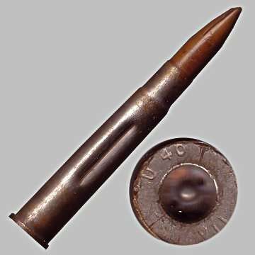303 Second World War Training Round With Union 40 Stamp On The Back.